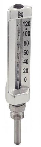 Flüssigkeitsausdehnungsthermometer - 7331 - BENE INOX - mit direkter Anzeige / Einschraub / Industrie