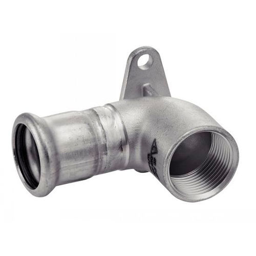 Hydraulikanschluss - 41158 - BENE INOX - mit Innengewinde / Crimp / 90°-Winkel