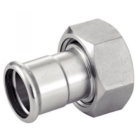 Hydraulikanschluss - 41140 - BENE INOX - mit Innengewinde / Crimp / BSP