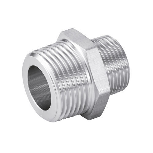 Aussengewinde-Aussengewinde-Reduziernippel / Gewinde - 5241 - BENE INOX - für Rohre / hydraulisch / Edelstahl