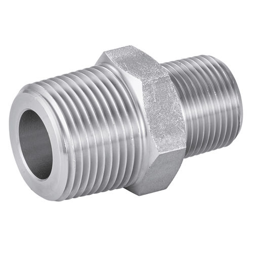 Aussengewinde-Aussengewinde-Reduziernippel / Gewinde - 5315 - BENE INOX - hydraulisch / Edelstahl / gerade