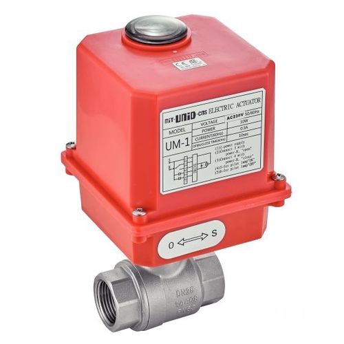 Kugelventil - 50053 - BENE INOX - elektrisch betrieben / Absperr / Gewinde