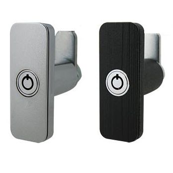 Muldengriff - 8840 - Camlock Systems - bündig / für Tür mit Schloss / Nickel