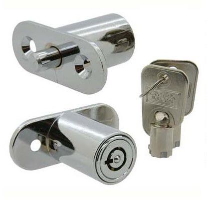 Drucktaste-Schloss - G990  - Camlock Systems - mit Schlüssel / für Schiebetür / Messing