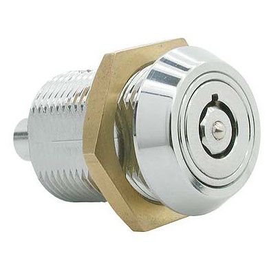 Drucktaste-Schloss - P491  - Camlock Systems - Messing