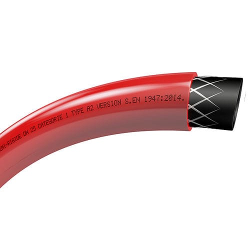Halbstarres Rohr / Feuerlösch - T 1947 - TRICOFLEX - für Wasser / PVC / mit Polyesterverstärkung