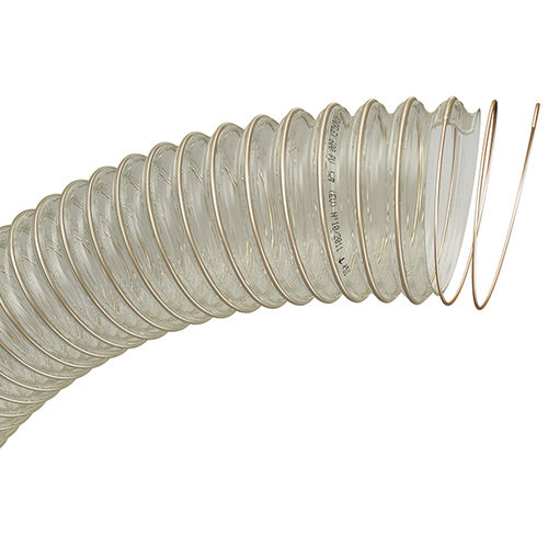 Flexibler Luftkanal - WINDFLEX 600 PU AL - TRICOFLEX - Polyurethan / für Lüftung / Rauch-Absaug