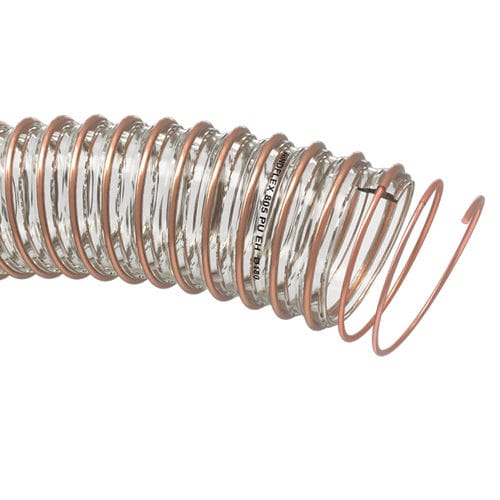 Flexibler Luftkanal - WINDFLEX 805 EH - TRICOFLEX - Polyurethan / Extraktion / verzinkte Stahlspirale