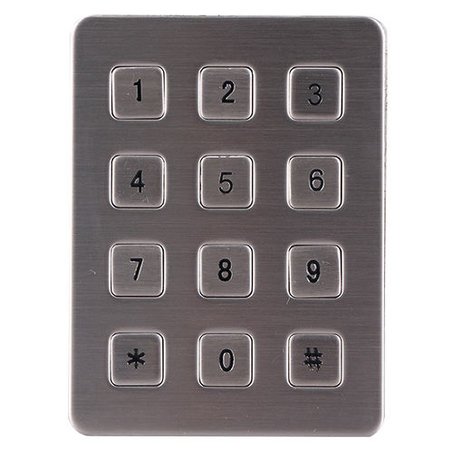 Nummernblock / 12 Tasten - B705 - Joiwo Explosion Proof Science and Technology - wandmontiert / Edelstahl / USB