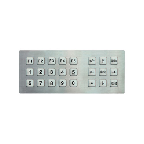 Nummernblock / 24 Tasten - B769 - Joiwo Explosion Proof Science and Technology - einbaufähig / Edelstahl / USB