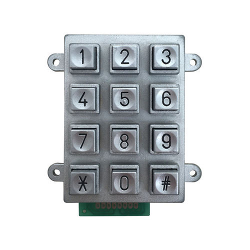 Nummernblock / 12 Tasten - B509 - Joiwo Explosion Proof Science and Technology - wandmontiert / Zink / IP54