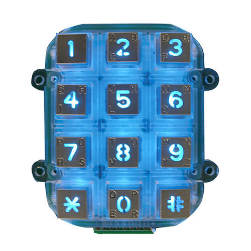 Nummernblock / 12 Tasten - B662 - Joiwo Explosion Proof Science and Technology - wandmontiert / Zink / IP54