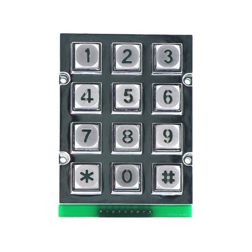 Nummernblock / 12 Tasten - B665 - Joiwo Explosion Proof Science and Technology - wandmontiert / Zink / IP65