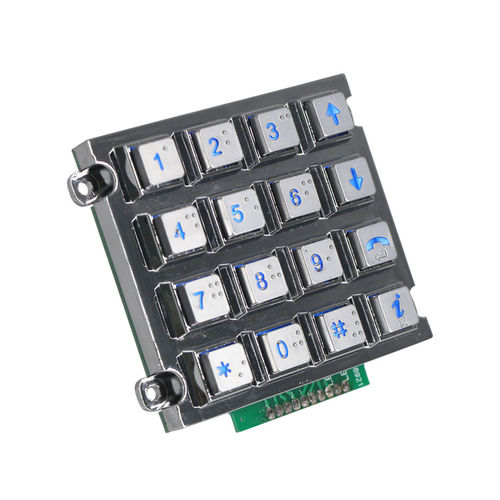 Nummernblock / 16 Tasten - B667 - Joiwo Explosion Proof Science and Technology - wandmontiert / Legierung / Zink