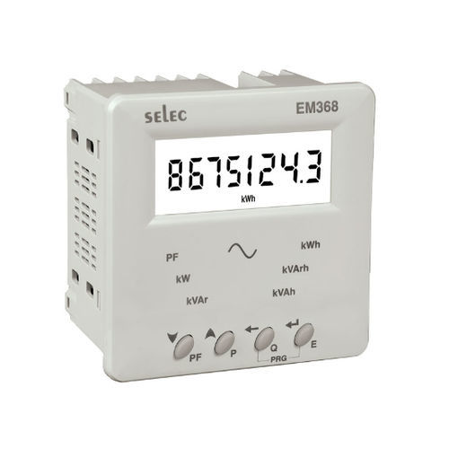 Einphasiger elektrischer Energiezähler - EM368 - SELEC Controls Pvt. Ltd. - Einbau / RS-485 / Modbus