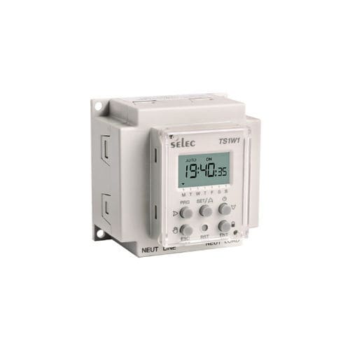 Digitaler Zeitschalter - TS1W1-1-20A series - SELEC Controls Pvt. Ltd. - Fronttafeleinbau