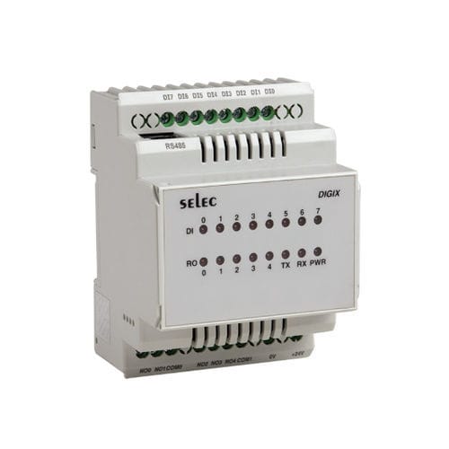 DIN-Schiene-SPS - DIGIX-B - SELEC Controls Pvt. Ltd. - Analogeingänge / Digitalausgänge / Analogausgänge