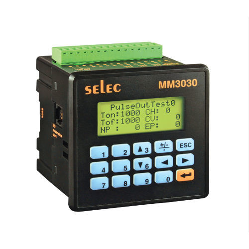 SPS für Schalttafelmontage - MM3030 - SELEC Controls Pvt. Ltd. - DIN-Schiene / mit integriertem E/A / Digitalausgänge