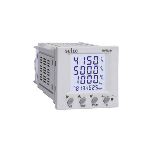 Digitales Multimeter - MFM284 - SELEC Controls Pvt. Ltd. - für Schalttafeleinbau / cat I / Frequenz