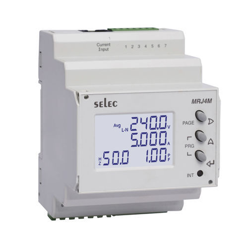 Digitales Multimeter - MRJ4M series - SELEC Controls Pvt. Ltd. - für DIN-Schiene / cat I / Frequenz