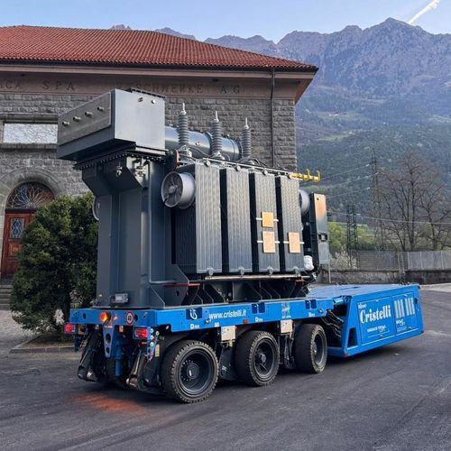 Elektrischer selbstfahrender Wagen - SPMT - INDUSTRIAL LIFT - dieselbetrieben / 3-Achsen / für schwere Lasten