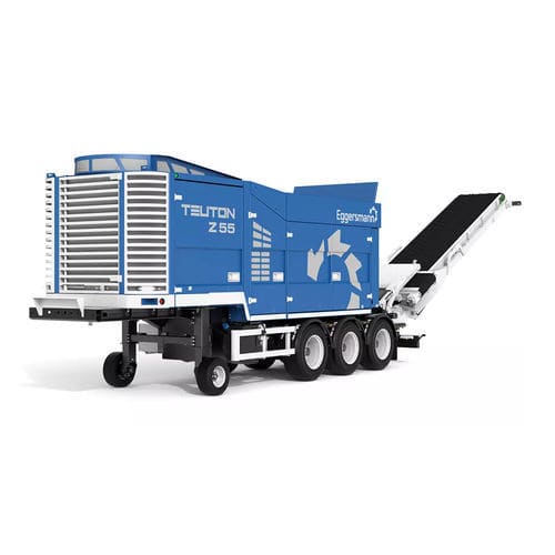 Einwellenschredder - TEUTON Z 55 - Eggersmann Recycling Technology - für Holz / mobil