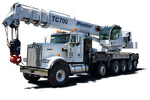 LKW-montierter Kran - TC700 - Manitex - Teleskop / für Baustelle / für Hubanwendungen