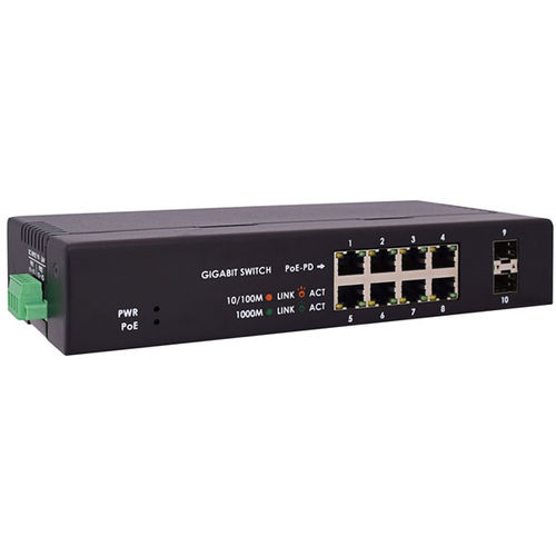 Ethernet-Switch / unmanaged - NET-429 - WinSystems, Inc. - 10 Ports / PoE / redundant