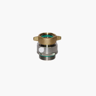 Hydraulikadapter für Rohre - 9024 - FLUIMAC - Polypropylen / Edelstahl / Messing