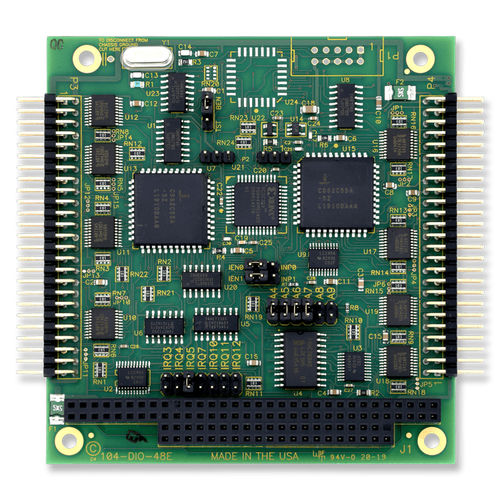 Digitale E/A-Karte - P104-DIO-48S - ACCES I/O Products, Inc. - TTL / PCI / PC 104-plus