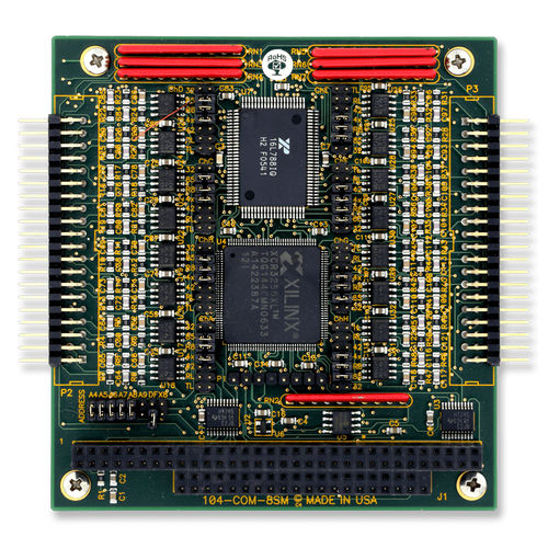 RS422/RS485-Kommunikationskarte - 104-COM-8SM-T - ACCES I/O Products, Inc. - Serie / PC 104 / 2-Wege