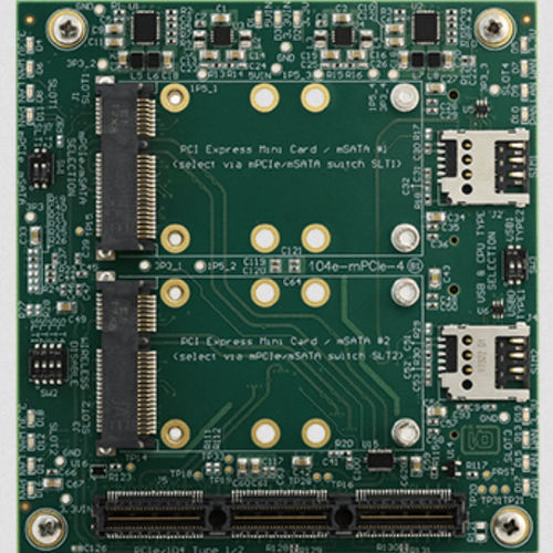 Industrie-Trägerkarte - 104e-mPCIe-4 - ACCES I/O Products, Inc.
