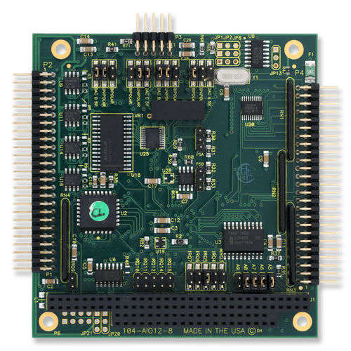 Analoge E/A-Karte - 104-AIO12-8 - ACCES I/O Products, Inc. - 24 E/A / Leiterplatten / Jumper