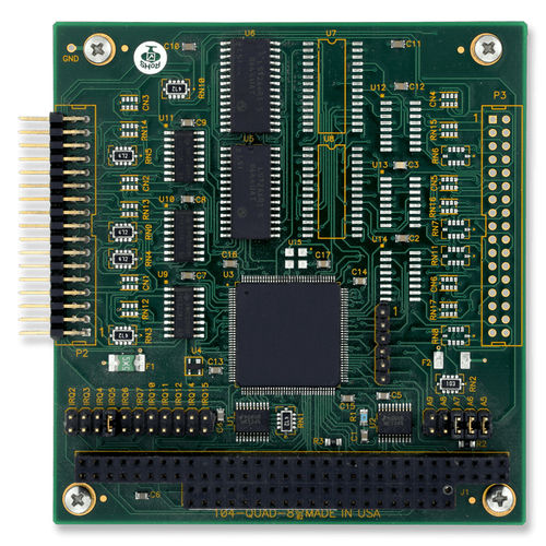 Digitale Eingangskarte - 104-QUAD-8 - ACCES I/O Products, Inc. - 4 Kanäle / 6 Digitaleingänge / 8 Kanäle