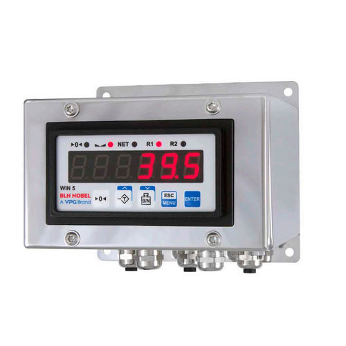 LED-Display-Wägeindikator - WIN 5  - Nobel Weighing Systems - wandmontiert / IP65 / Edelstahl