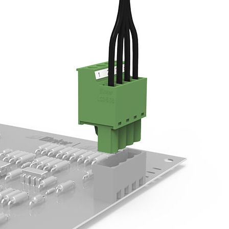 PCB-Klemmenblock - LC3-5.08 - Elinker Electric - steckbar / Schraubanschluss / Push-in