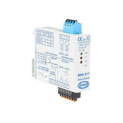 Statisches Relais / 24 VDC - RDN series - GEORGIN S.A. - 48 VDC / 110 V AC / für DIN-Schiene