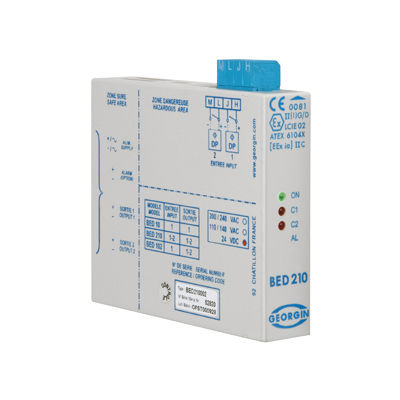 Statisches Relais / 24 VDC - BED series - GEORGIN S.A. - 48 VDC / 110 V AC / für DIN-Schiene