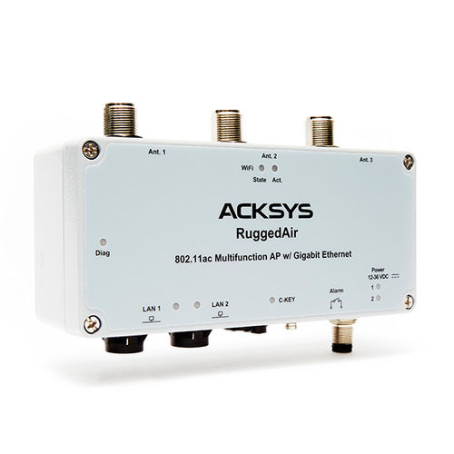 Access-Point / Industrie - RuggedAir1000 - ACKSYS Communications & Systems - WiFi / MIMO / PoE