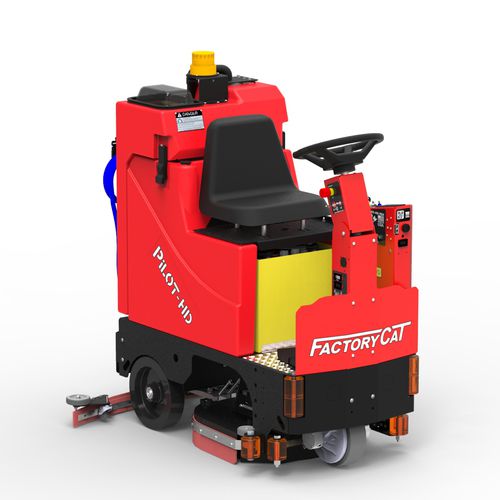 Kehr-Scheuersaugmaschine / Aufsitz - PILOT-HD - FactoryCat - mit Batterie