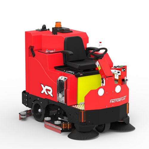 Kehr-Scheuersaugmaschine / Aufsitz - XR - FactoryCat - mit Batterie / kompakt