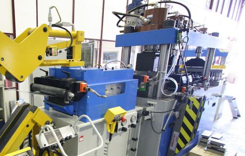Automatische Stanzanlage - DIMECO - elektrisch / Kabel / für Blech