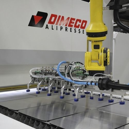Faserlaserschneidanlage - DIMECO - für Metall / automatisch / bandgespeist