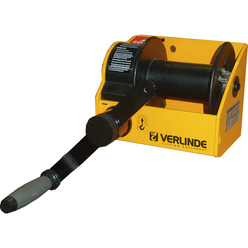 Winde mit Schnecke - M series - VERLINDE - manuell / Drahtseil / robust