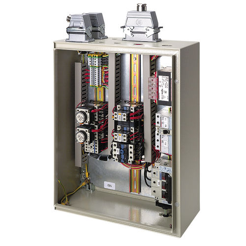 Voll ausgestattetes Elektrogehäuse - VERLINDE - wandmontiert / Stahl / wasserdicht