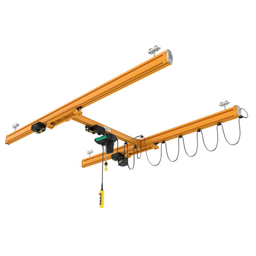 Einträger-Laufkran - EUROSYSTEM STD series - VERLINDE - mit Leichthebesystem / Profilstahl / oberirdisch