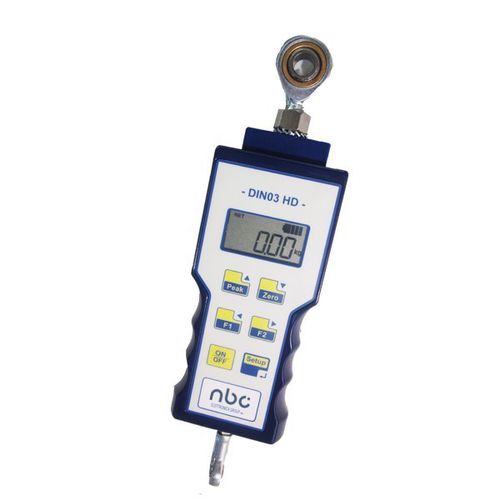 Digitales Kraftmessgerät - DIN 03 - NBC Elettronica Group Srl - tragbar / mit Datenlogger