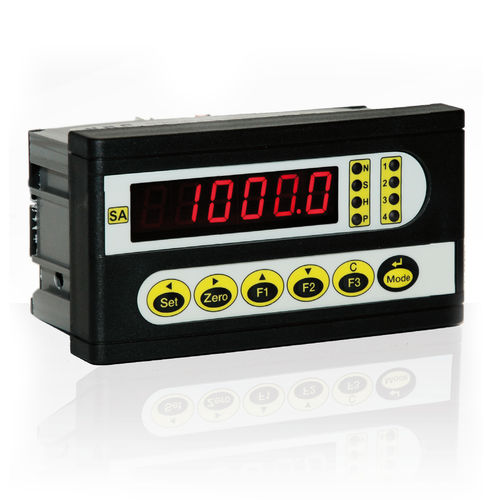 LED-Display-Wägeindikator - SA 02 - NBC Elettronica Group Srl - einbaufähig / IP65 / Fern