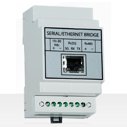 Wandlermodul / Seriell zu Ethernet - NBC Elettronica Group Srl - RS232 / für DIN-Schiene