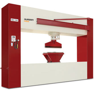 Hydraulische Presse - 77/600 - Hursan Hydraulic Press - Form / Biege / für Schiffsbau